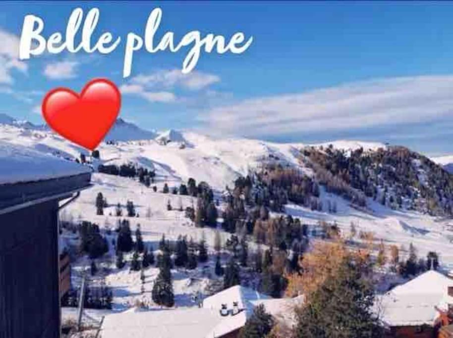 Appartement Belle Plagne Et Parking La Plagne Exterior foto
